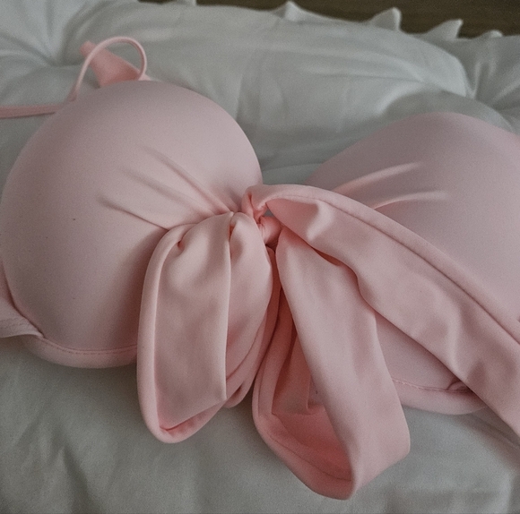 Elegant Pink Women's Bathing Suit - Picture 2 of 4